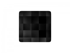 Chessboard Swarovski Elements 2493 – Jet – 12mm