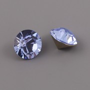 Swarovski Elements XILION Chaton 1088 - Light Sapphire Foiled - 8mm