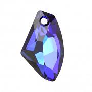 Swarovski Elements přívěsky 6656 – Galactic Vertical – Bermuda Blue P – 27mm