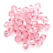 Swarovski Elements korálky XILION 5328 – Sluníčka – Light Rose – 3mm