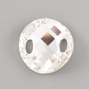 Našívací kamínky Swarovski Elements 3221 – Twist Sew–on – Crystal Foiled – 18mm