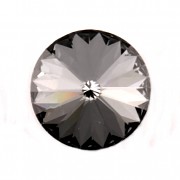 Swarovski Elements Rivoli 1122 – Silver Night Foiled – 10mm
