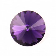 Swarovski Elements Rivoli 1122 – Purple Velvet Foiled – 10mm