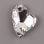 Swarovski Elements přívěsky 6261 – Devoted 2 U Heart - Crystal CAL 17mm