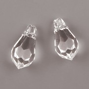 Swarovski Elements přívěsky 6000 – Tear Drop – Crystal 11mm