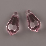Swarovski Elements přívěsky 6000 – Tear Drop – Light Amethyst - 11mm