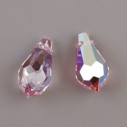 Swarovski Elements přívěsky 6000 – Tear Drop – Light Amethyst AB - 11mm