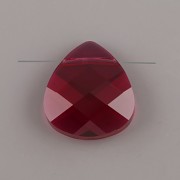 Swarovski Elements přívěsky 6012 - Flat Briolette – Ruby - 11mm