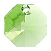 Swarovski Elements přívěsky 6401 – Octagon – Peridot – 14mm