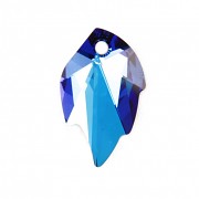 Swarovski Elements přívěsky 6735 – List – Bermuda Blue – 26x16mm