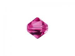 Swarovski Elements korálky XILION 5328 – Sluníčka – Fuchsia – 6mm