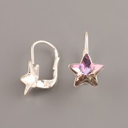 Náušnice - pro nalepení Star Fancy Swarovski Elements 4745 - Ag925