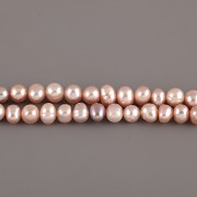 Říční perly - návlek 37cm - lososové - 0,8cm