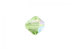 Swarovski Elements korálky XILION 5328 – Sluníčka – Chrysolite AB – 6mm