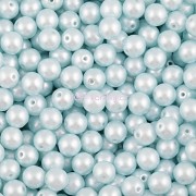 Nano Perličky - 100ks - 4mm - barva 1125018 - miminkovsky modré
