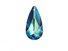 Swarovski Elements přívěsky 6100 – Kapka – Bermuda Blue – 24x12mm
