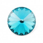 Swarovski Elements Rivoli 1122 – Blue Zirkon Foiled – 10mm