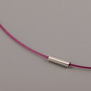 Obruč drátková - tmavá růžová - zapínání magnet