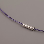 Obruč drátková - fialová - zapínání magnet