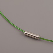 Obruč drátková - zelená - zapínání magnet