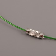 Obruč drátková - zelená - šroubovací zapínání