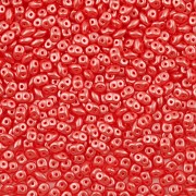 Dvoudírkový rokajl - SuperDuo® - 12,5g - NANO 1225006 - oranžová