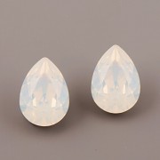 Slzička Swarovski Elements 4320 - White Opal - 14mm