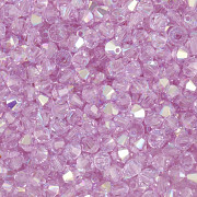 Swarovski Elements korálky XILION 5328 – Sluníčka – Violet AB2x – 4mm