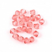 Swarovski Elements korálky XILION 5328 – Sluníčka – Rose Peach – 4mm