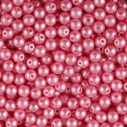 Nano Perličky - 50ks - 6mm - barva 1025002 - růžové