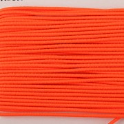 Klobouková guma NEON oranžová 1mm - textilní povrch - cena za 1m