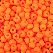 Korálky BAVORÁK neon oranžová 20ks