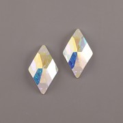 Rhombus Flat Back Swarovski Elements 2709 - Crystal AB - 10mm