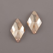 Rhombus Flat Back Swarovski Elements 2709 - Golden Shadow - 10mm