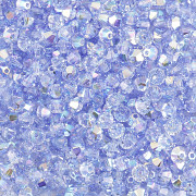 Swarovski Elements korálky XILION 5328 – Sluníčka – Light Sapphire AB – 4mm