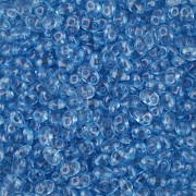 Dvoudírkový rokajl - SuperDuo® - 12,5g - barva 5625341 - modrá