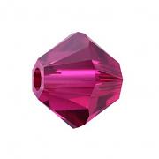 Swarovski Elements korálky XILION 5328 – Sluníčka – Ruby – 4mm