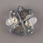 Swarovski Elements přívěsky 6764 - Čtyřlístek - Crystal Blue Shade - 19mm