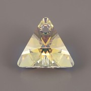 Swarovski Elements přívěsky 6628 - XILION Triangle - Crystal AB - 16mm