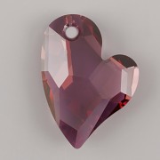 Swarovski Elements přívěsky 6261 – Devoted 2 U Heart - Lilac Shadow - 27mm