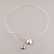 OBRUČ pro 4 Rivoli Swarovski Elements - rhodiováno