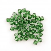 Swarovski Elements korálky XILION 5328 – Sluníčka – Dark Moss Green - 4mm