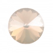 Swarovski Elements Rivoli 1122 – Light Grey Opal Foiled – 14mm