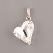 Přívěsek SWEET HEART Swarovski Elements - Crystal 27mm