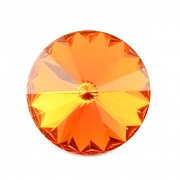 Swarovski Elements Rivoli 1122 – Tangerine Foiled - 12mm