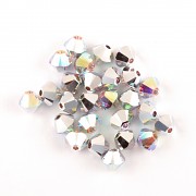Swarovski Elements korálky XILION 5328 – Sluníčka – Crystal AB CAL - 4mm
