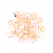 Swarovski Elements korálky XILION 5328 – Sluníčka – Silk AB - 4mm