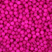 Kulička korálek NEON FUCHSIA - 4mm