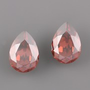 Slzička Swarovski Elements 4320 - Padparadscha Satin 14mm