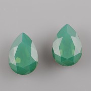 Slzička Preciosa 4320 - Palace Green Opal Foiled - 14mm